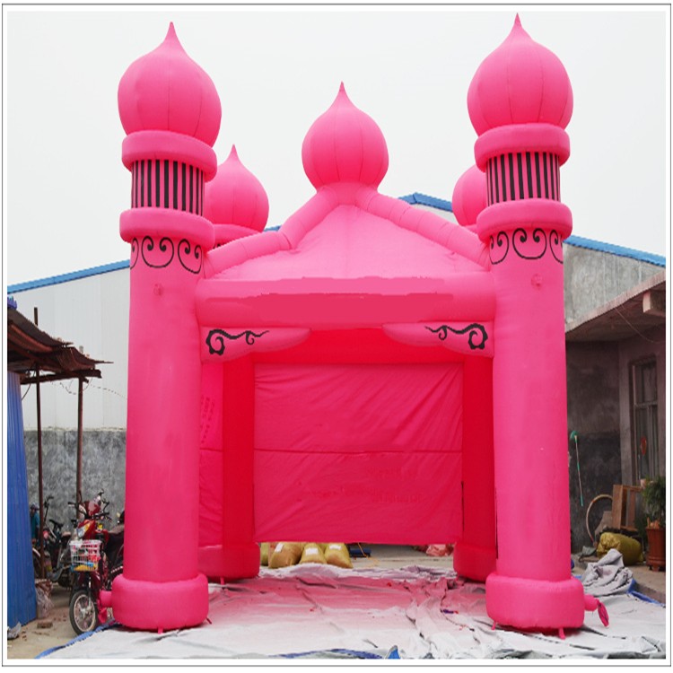 新城镇粉色帐篷